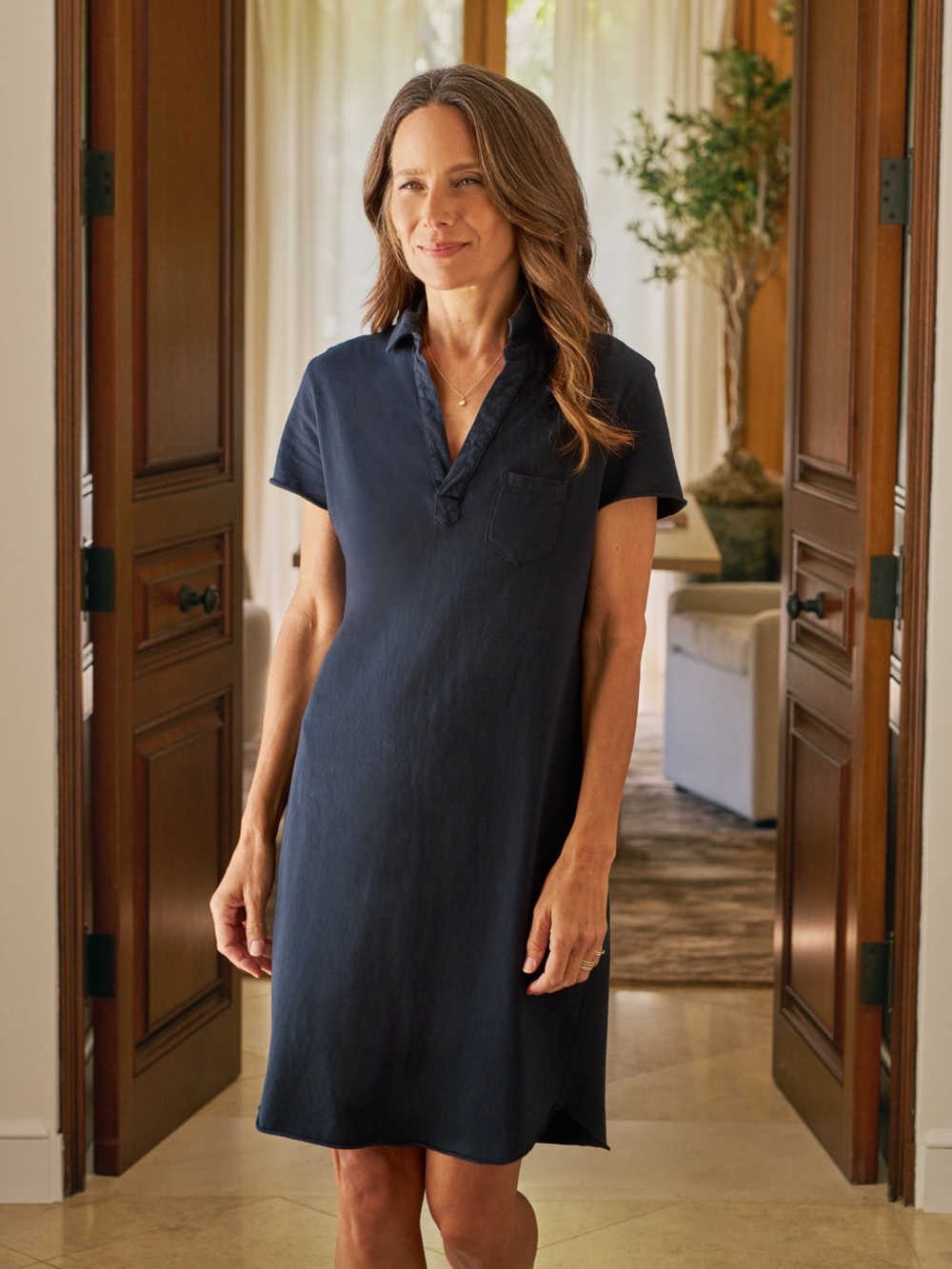 Frank & Eileen Lauren Polo mini dress British Royal Navy